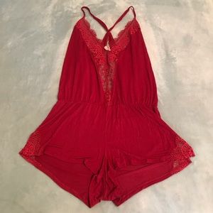 Victoria’s Secret Red/Maroon Teddy